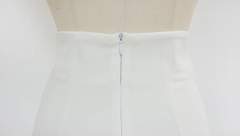 Летняя шифоновая блузка без рукавов со стоячим вырезом и принтом, белая юбка миди из двух частей, сексуальное платье-карандаш для работы