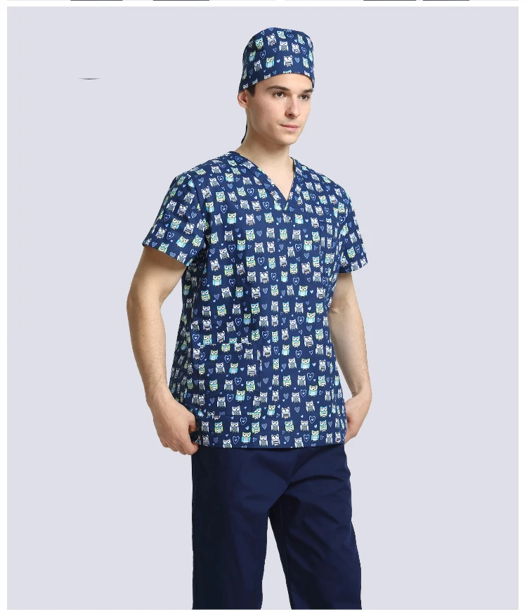 Женщины Мужчины медформа набор Больничная униформа медсестры топ и брюки одежда Стоматологическая клиникос медсестры рабочая одежда хирургические костюмы