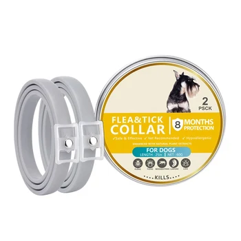 

Adjustable Dog Anti Flea Collar Ticks Mosquitoes Outdoor Protective Waterproof Collar 6 Months Long-term Protection For Pets Cat