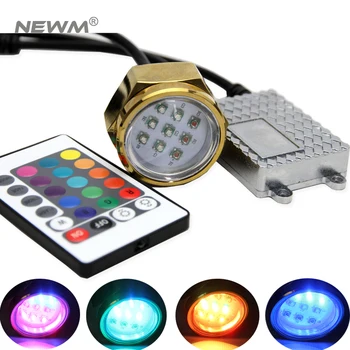 

Marine Boat Yacht Light12v 27w RGB remote LED Boat marine light Underwater Light For fishing boating light Swimming pool