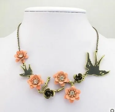 

The bird necklaces wholesale flowers restore ancient ways the swallow necklace