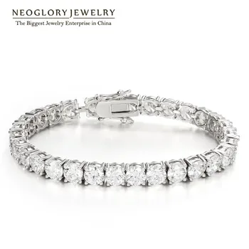 

Neoglory Charm Wedding Bangles & Bracelets For Women AAA Cubic Zirconia Classic Jewelry 2020 Romantic Wedj Wedj-b QC4