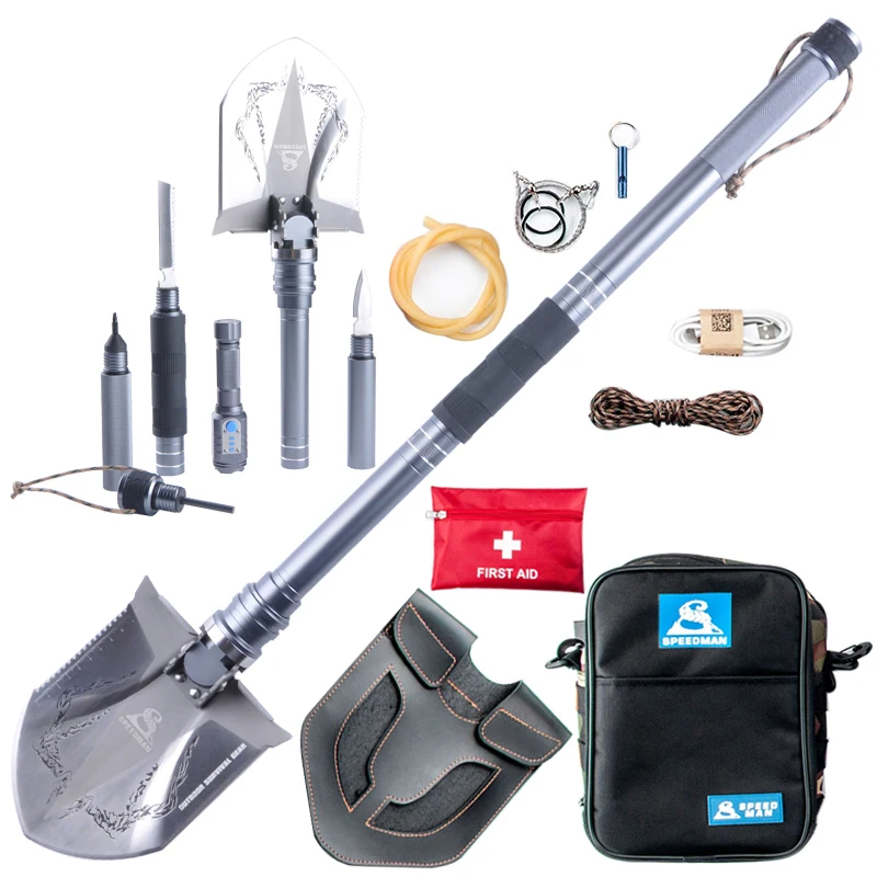 Многофункциональные складные лопаты для рыбалки на открытом воздухе, военная лопата, инструменты для рыбалки и кемпинга