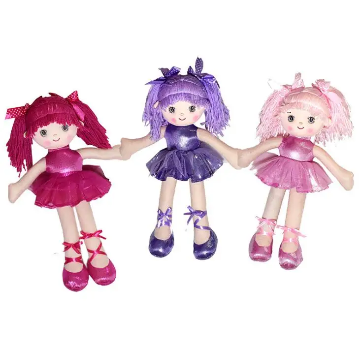 New arrival sparking ballerina dolls 3 colors super beautiful little