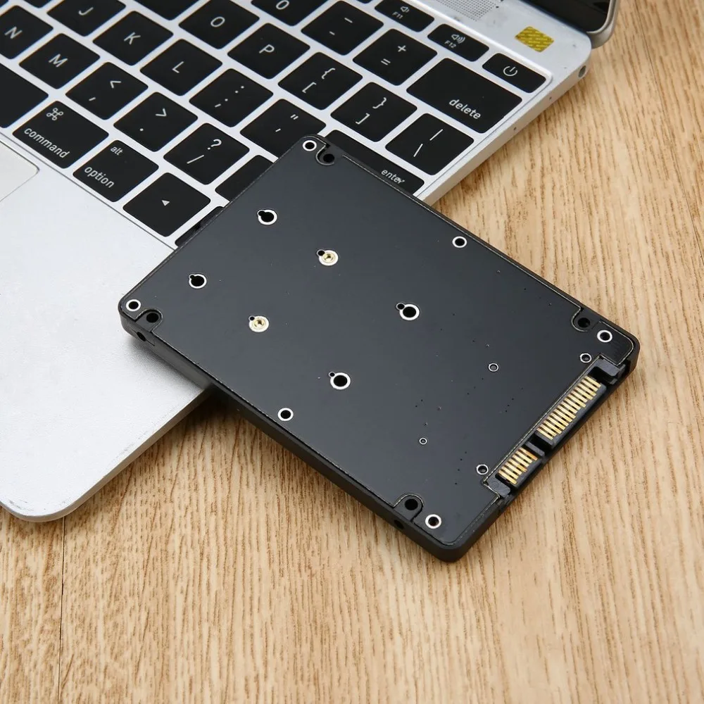 

Portable Mini HDD Efficient And Fast Mini 2.5 Inch MSATA SSD to 22 Pin SATA SSD Adapter Box External HDD Mobile Box