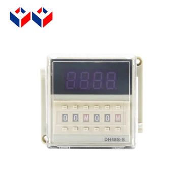 

DH48S-S Circulation Delay 0.1S-99H Hours Digital Timer 36/380/24-240V Time Relay With Base