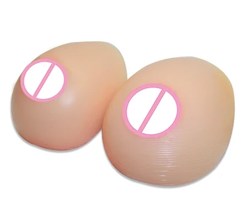 

Liz Triangle Shape Realistic Silicone Breast Form Silicone Artificial Boobs Tits Enhancer Chest For Crossdressers