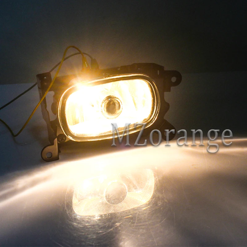 MZORANGE 55 Вт туман светильник светодиодный светильник тумана для Mitsubishi Outlander 2003 2004 2005-2007 противотуманная фара переднего бампера Туман светильник галогенная лампа 1/2 шт