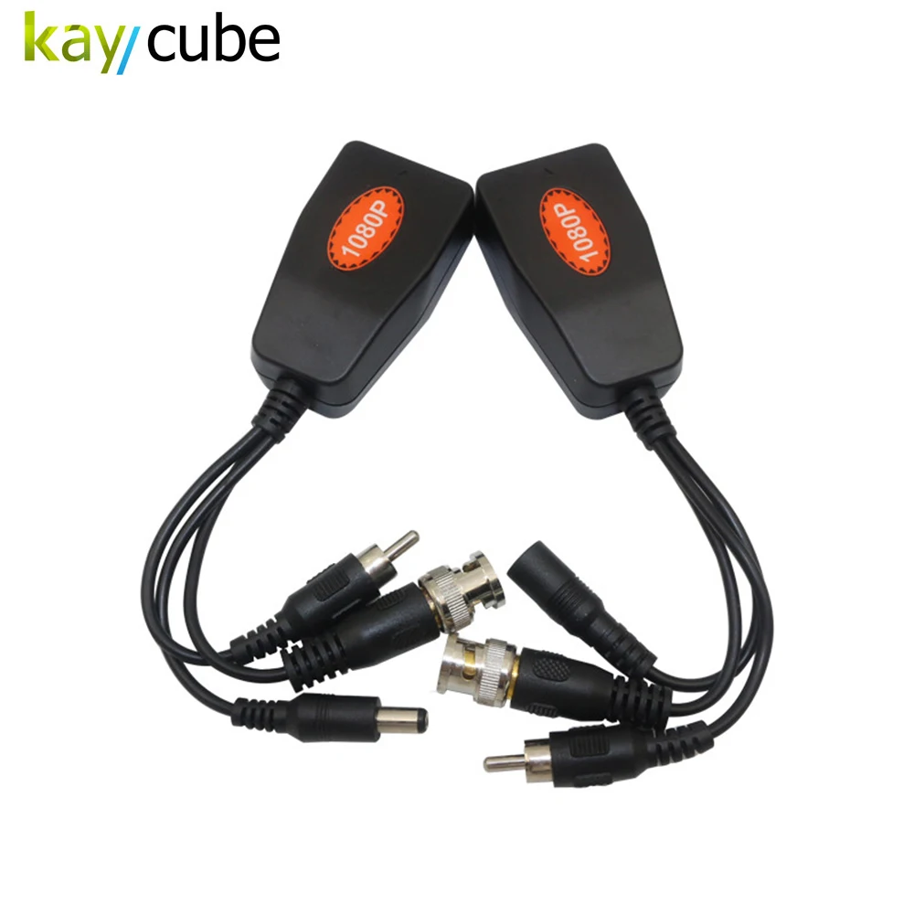 

1080P BNC RJ45 UTP Cat5E/6 Cable Video Audio Power CCTV Balun Interference Rejection AV Balun AHD Transformer