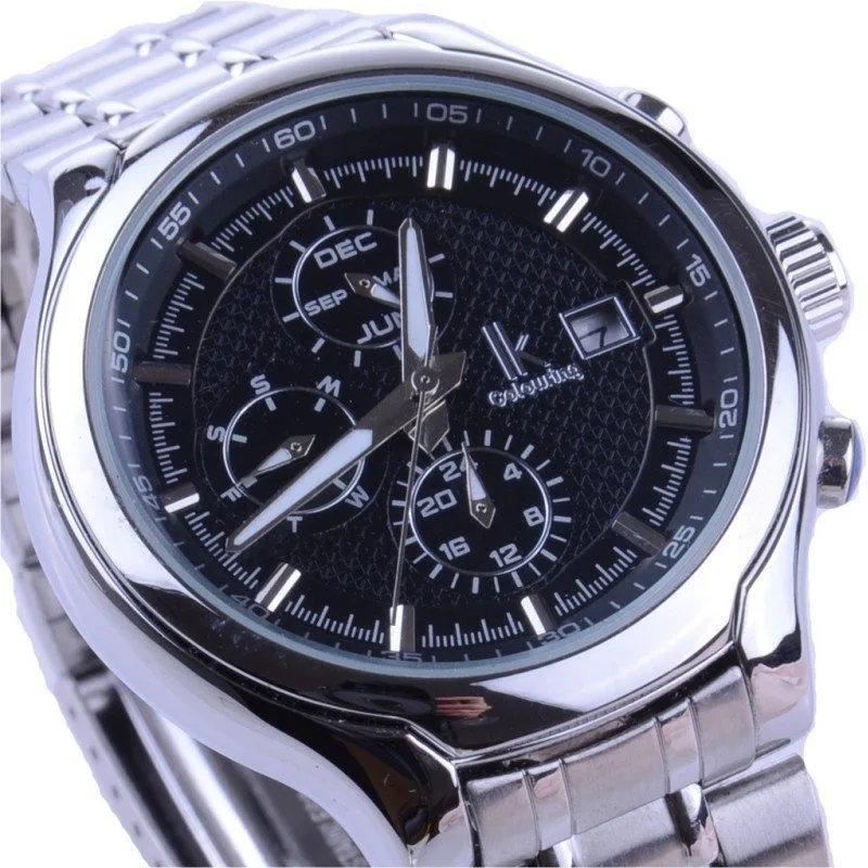 New fully automatic mechanical wristwatches classic male casual commercial men s Business Stainless Sport Fashion watch