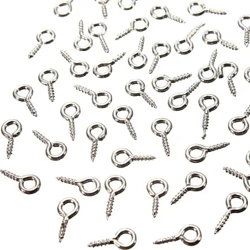 100 шт Крошечный маленькие Мини булавки с глазком Eyepins крючки станок и проушины