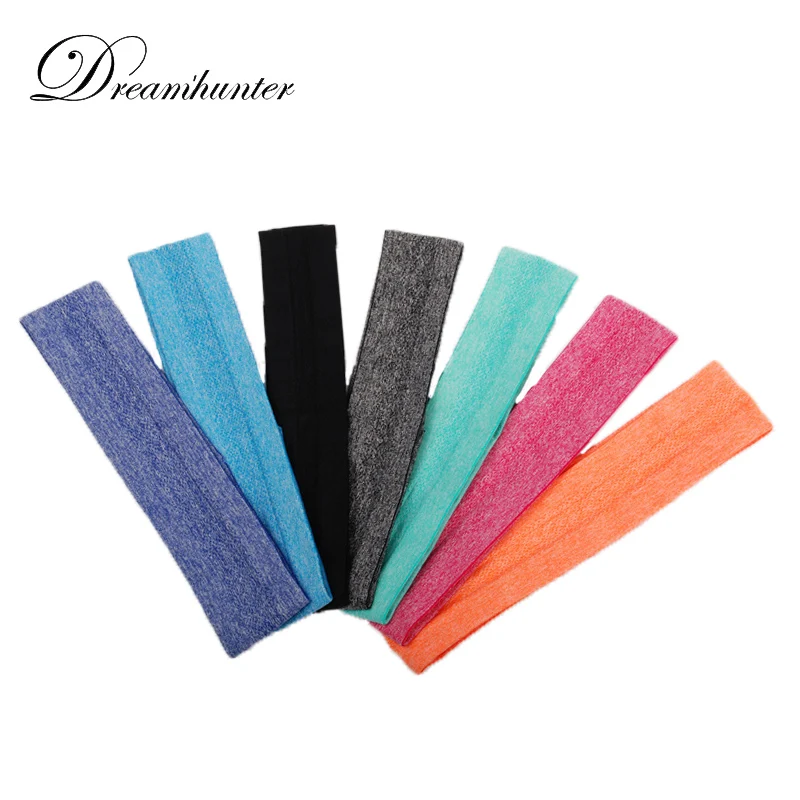 

Sweat Band Turban Sport Hair Bands Yoga Pilates Gym Running for Men Women Girls Headband Silicone Anti Slip Elastic Hairband