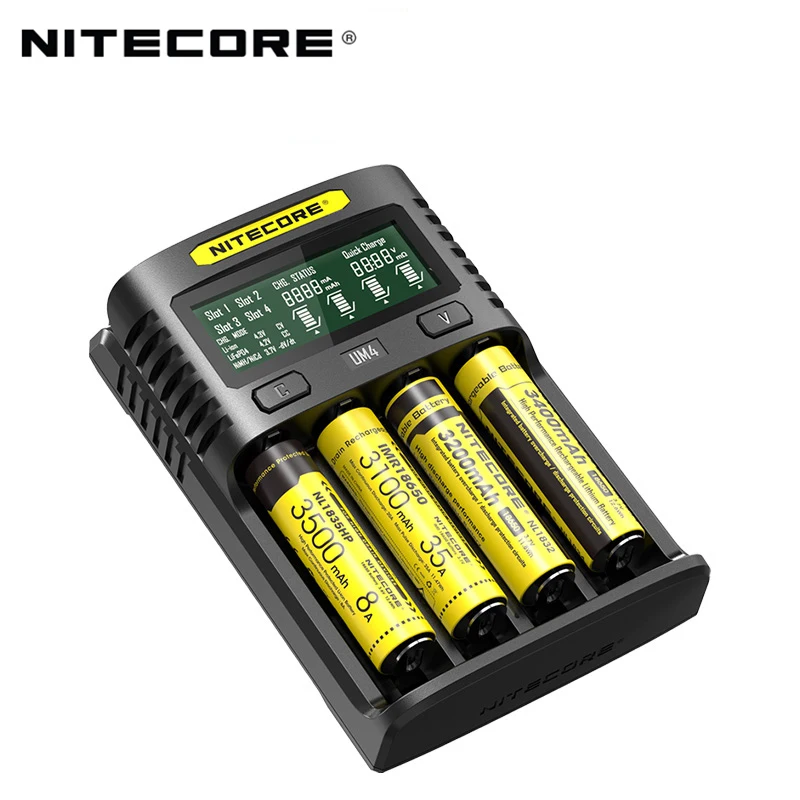 Устройство зарядное Nitecore UM4/UM2 100% фирменная зарядка с интеллектуальной
