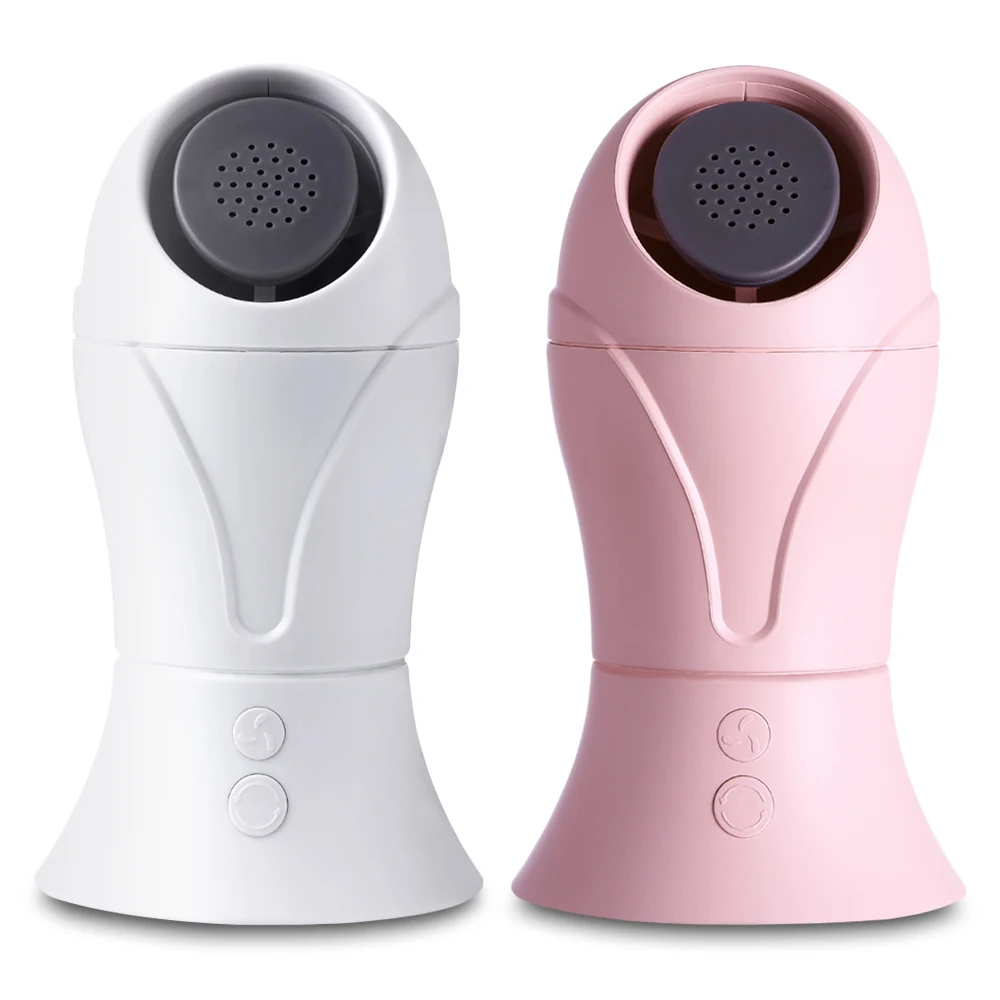 

Portable USB Wingless Electric Bladeless Fan Handheld Aromatherapy Rotation Design Mini Table Fan shaking Head Aromatherapy Desk