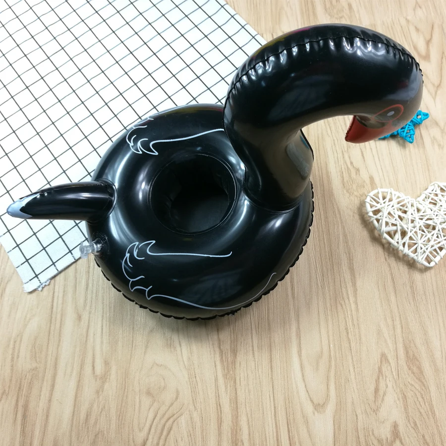 Summer 24 Styles Hawaii Luau Party Inflatable Flamingo Cup Holders Swimming Floating Swim PVC Pool Float Inflatable Drink DS19