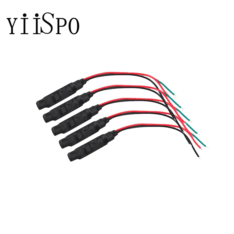 YiiSPO 2 шт Высокочувствительный CCTV Микрофон/аудио крошечный шпионский микрофон для камер видеонаблюдения Мини-пикап