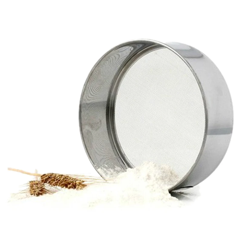 1PC Pure Flour Sieve Colander Powdered Sugar Filter Mesh Sifting