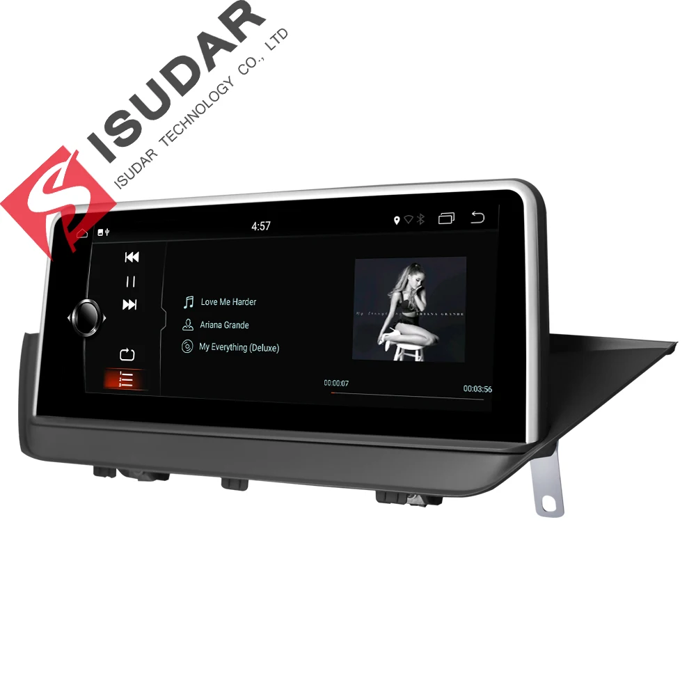 Isudar Автомагнитола на Android 7.1.1 10.25 дюймов для автомобилей BMW/X1/E84/F48 CIC NBT 32GB 4 Ядра GPS