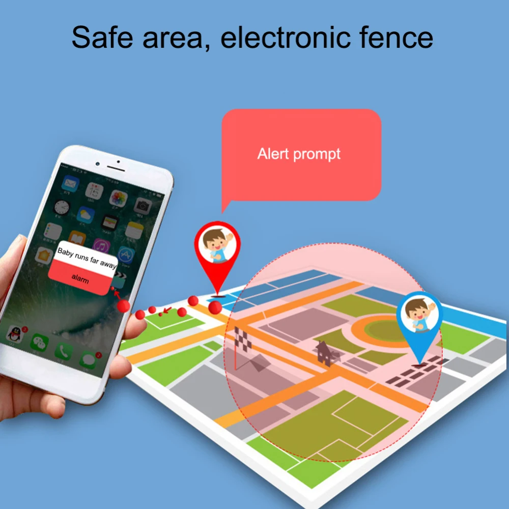  Kid Touch Screen Anti Verloren Kind GPS Tracker SOS Smart Überwachung Gps-positionierung Telefon Ki