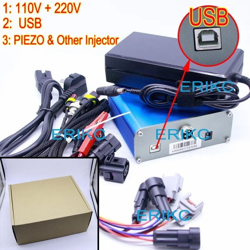 2018 Erikc Cr Injector Tester For Bosch Denso Delphi Electromagnetic Piezo Injector Fuel Cri800