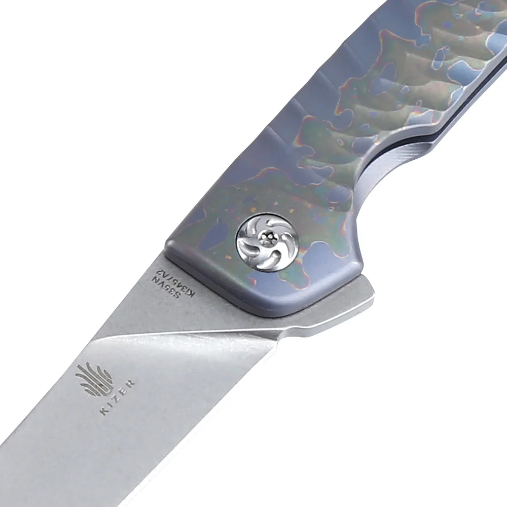 Охотничий нож Kizer, нож для выживания, нож ki3457 с шариковым подшипником, нож высокого качества для отдыха на природе, нож для повседневного использования, ручные инструменты