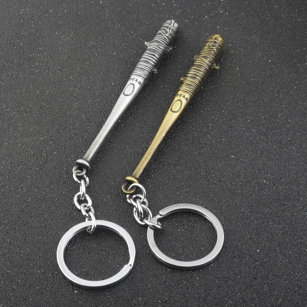 

2018 New The Walking Dead Keychain Negan's Bat LUCILLE Keyring Baseball Key Chain For Men Jewelry Accessories
