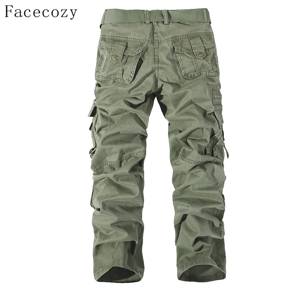 Pantalones deportivos de senderismo para hombre, a prueba de viento, a prueba de viento, con múltiples bolsillos, Tallas grandes