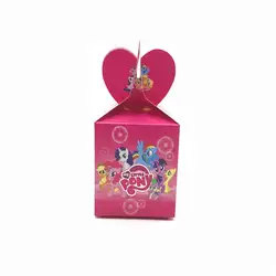 8,5*8,5*18 см My Little Pony День рождения конфеты в подарочной коробке мультфильм одноразовые вечерние коробка конфет для мальчиков и девочек