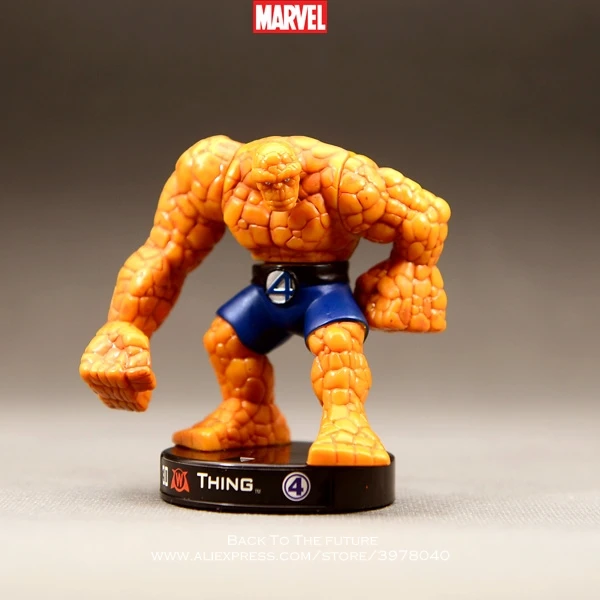 

Disney Marvel Fantastic Four Thing 8cm Action Figure Anime Mini Decoration PVC Collection Figurine Toy model for children gift