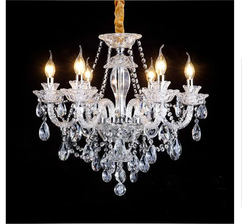 Lustre de Cristal Decoração para Casa Frete Grátis Claro Sala Estar Lustre Jantar Lustres Modernos Iluminação 3 Cheap Lustres