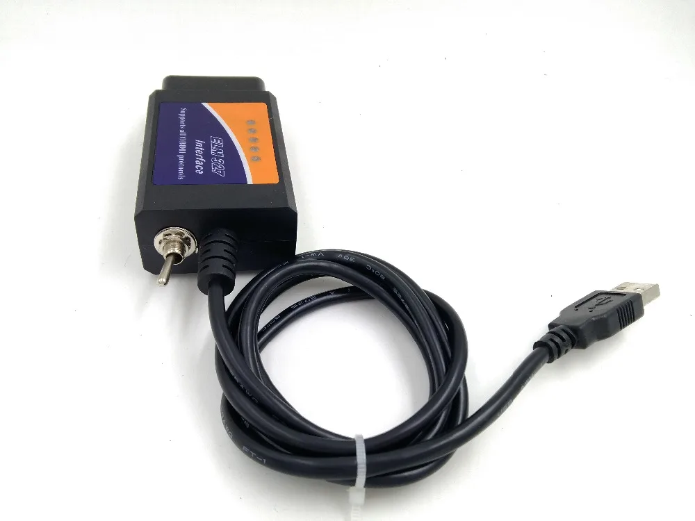 ELM327 USB V1.5 с переключателем OBD2 сканер для Ford ELMconfig Forscan PIC18F25K80 чип HS-CAN/MS-CAN считыватель кодов диагностический инструмент