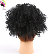 Feibin Для женщин вьющиеся Chignon парики наращивание волос для невесты Интимные аксессуары синтетический каучук группы