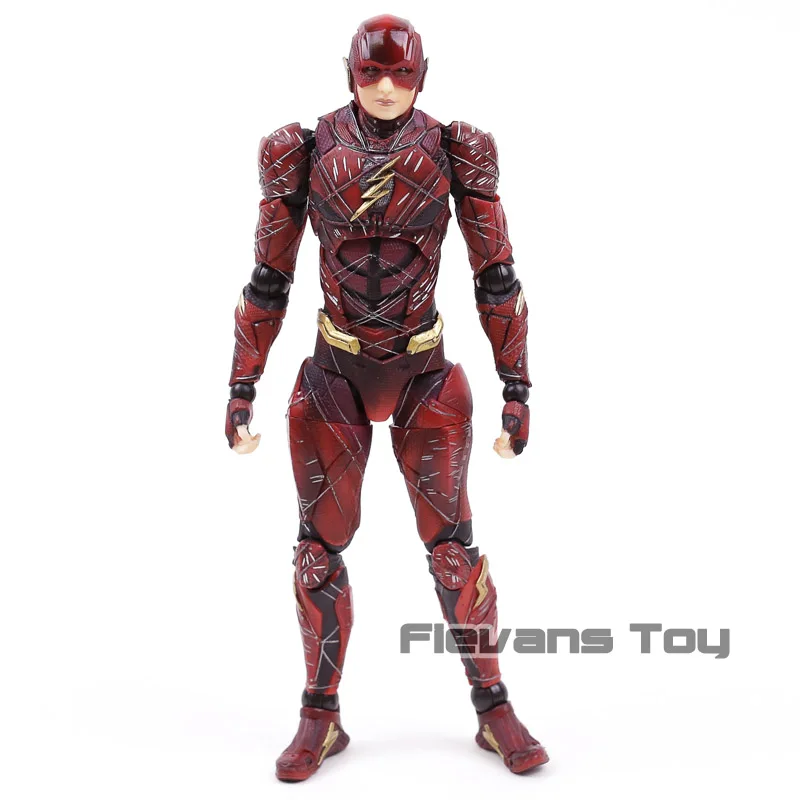 

DC Justice League Play Arts Kai NO.2 The Flash PVC Action Figure Brinquedos Figurals Collection Model Toy Doll Gift