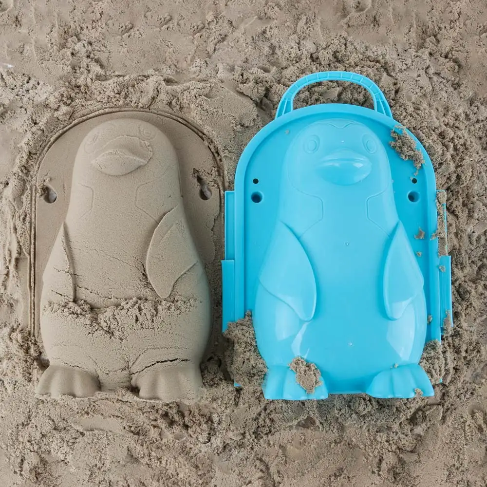 Забавный пляжный песок игра 3D мультфильм Пингвин плесень пляж снег модель песка детская модель игрушки детский открытый пляж Playset - Цвет: 39008-7