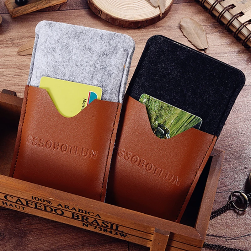 

FSSOBOTLUN,6 Styles,For UMI Super 5.5" Phone Case Handmade Wool Felt Sleeve Pouch Protective Cover Pocket Case
