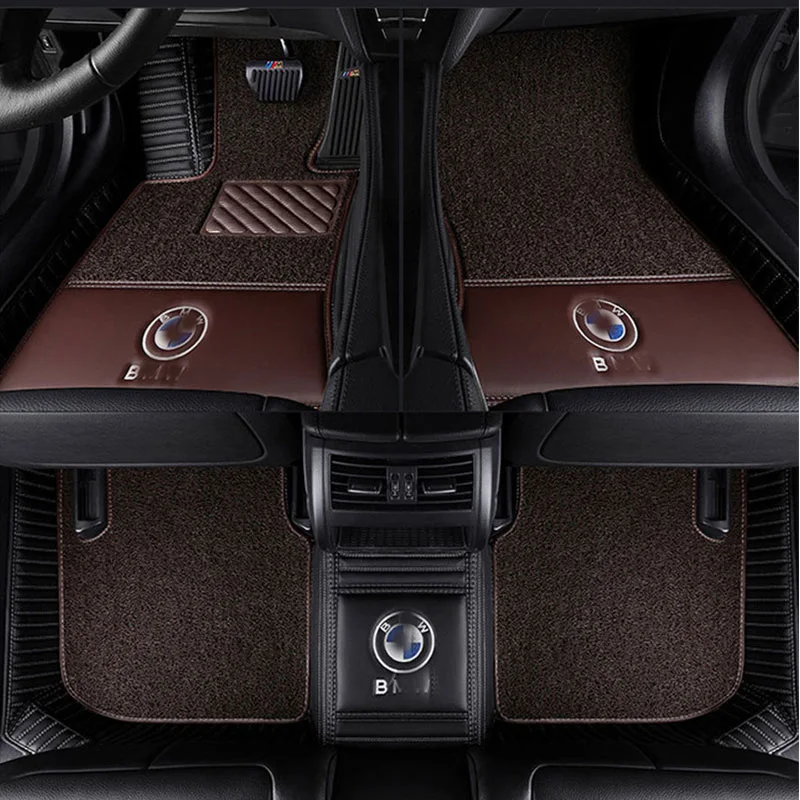 

Car floor mats for BMW badges LOGO X1 X3 X4 X5 X6 GT12 3 4 5 6 7 Series 320i M 330i 528i 520i ActiveHybrid 535i xDriveCar carpet