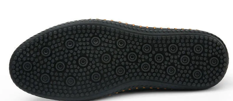 Мужские сандалии 2018 Новое поступление ручной Вышивание сетчатый дышащий мужской обувь мягкие и удобные легкие летние туфли для мужчин