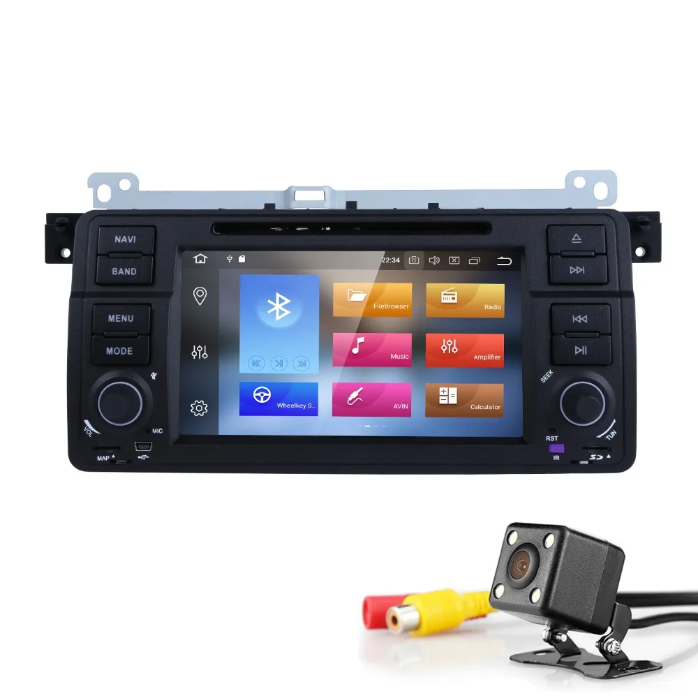 

Android 8.0 1Din gps Autoradio Car DVD Player For BMW E46 M3 Multimedia navigation head unit rover 75 Coupe Touring convertible