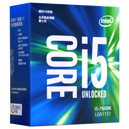 Совершенно новый процессор intel i5 7600K 3 8G 91W 4 ядра потока LGA 1151 14 нм десктопный ЦП l5 6