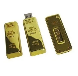 Золотые полосы USB флэш-накопитель 1 Гб 2 ГБ 4 ГБ 8 ГБ 16 ГБ 32 ГБ флеш-накопитель слиток флэш-диск Золотой usb карта памяти