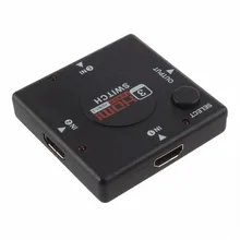 Горячие Мини 3 порта HDMI Коммутатор HDMI сплиттер HDMI порт для HDTV 1080P Vedio HDMI KVM коммутатор