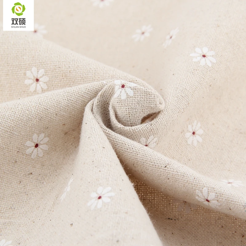 Natural Color Linen Fabric Qualities linen Cloth For Curtains, Sofa, Bags, Tablecloths Cover 155*50CM/PCS