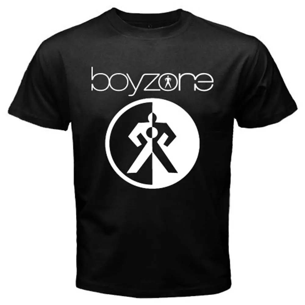 Новая мужская черная футболка с логотипом группы Boyzone 90 для мальчиков размер S-3XL