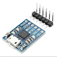 2pcs CJMCU CP2102 MICRO USB to UART TTL Module 6Pin Serial Converter UART STC Replace FT232 NEW for arduino