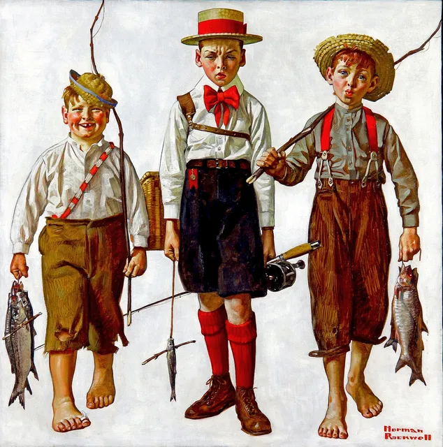 Unframed Canvas Prints Catch Norman Rockwell In Painting Unframed Canvas Prints Catch Norman Rockwell