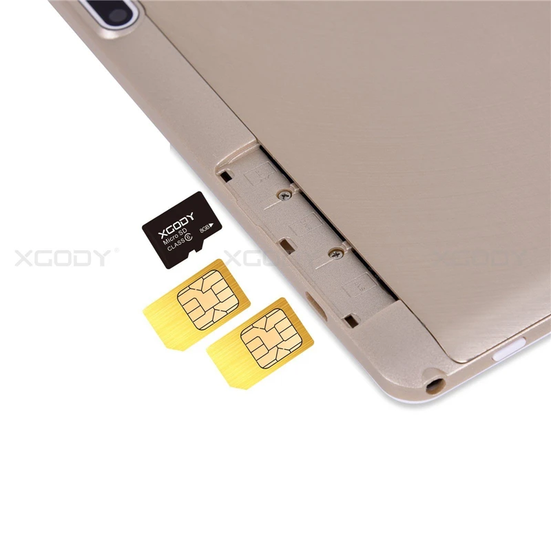 XGODY TB01 3G Phone Call Tablet PC 10.1 Inch 1280x800 1GB 16GB MTK6580 Quad Core Android 6.0 Tablets OTG WiFi 5MP Camera Phablet