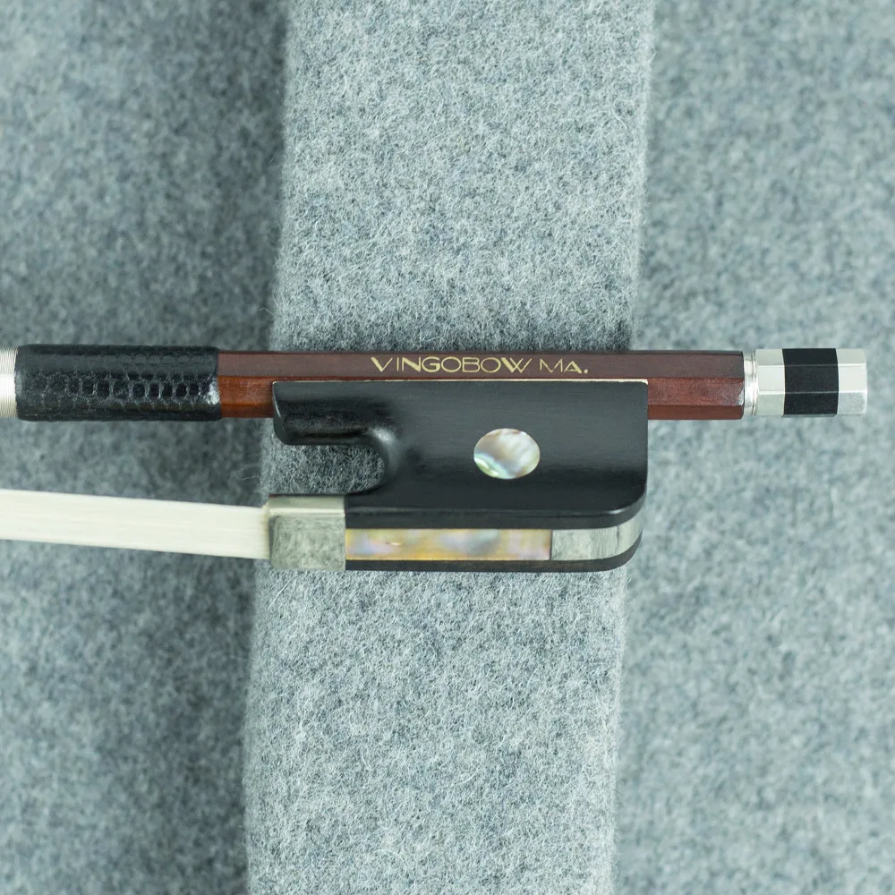 VingoBow 마스터 페르남부코 첼로 활, 스트레이트 및 하드 스틱, 천연 몽골 말털, 920C 4/4 사이즈, 올드 D. Peccatte 모델