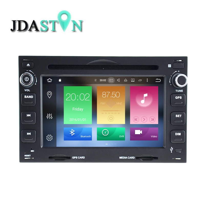 JDASTON 2DIN Android6 0 font b Car b font DVD Player For Volkswagen VW Bora Golf