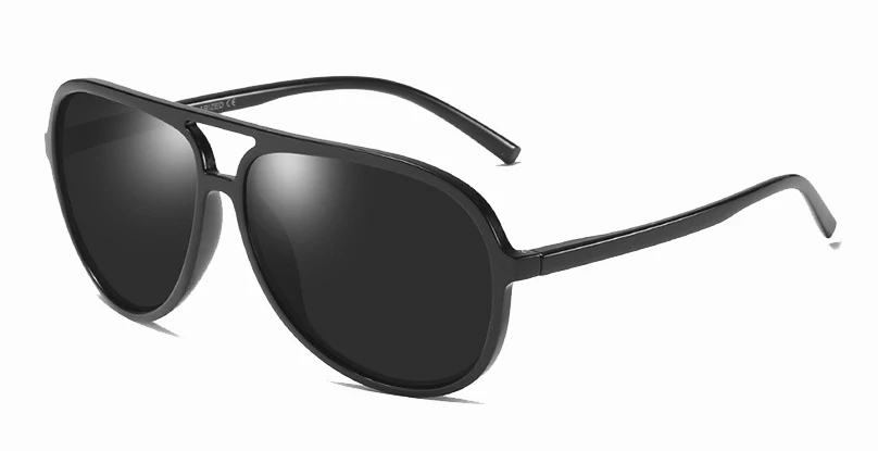 TR90 поляризованные солнцезащитные очки для пилота мужские и женские Модные Оттенки UV400 Винтажные Очки 45904