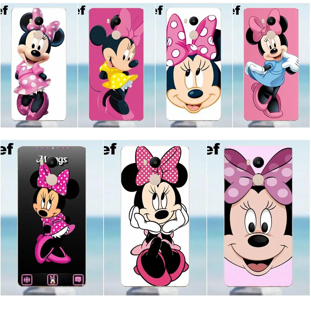 Suef Beautiful Minnie Mouse Style For Xiaomi Redmi 4 3 3S Pro Mi3 Mi4 Mi4i Mi4C Mi5 Mi5S Mi Max Note 2 Soft TPU Skin Paintin | Мобильные